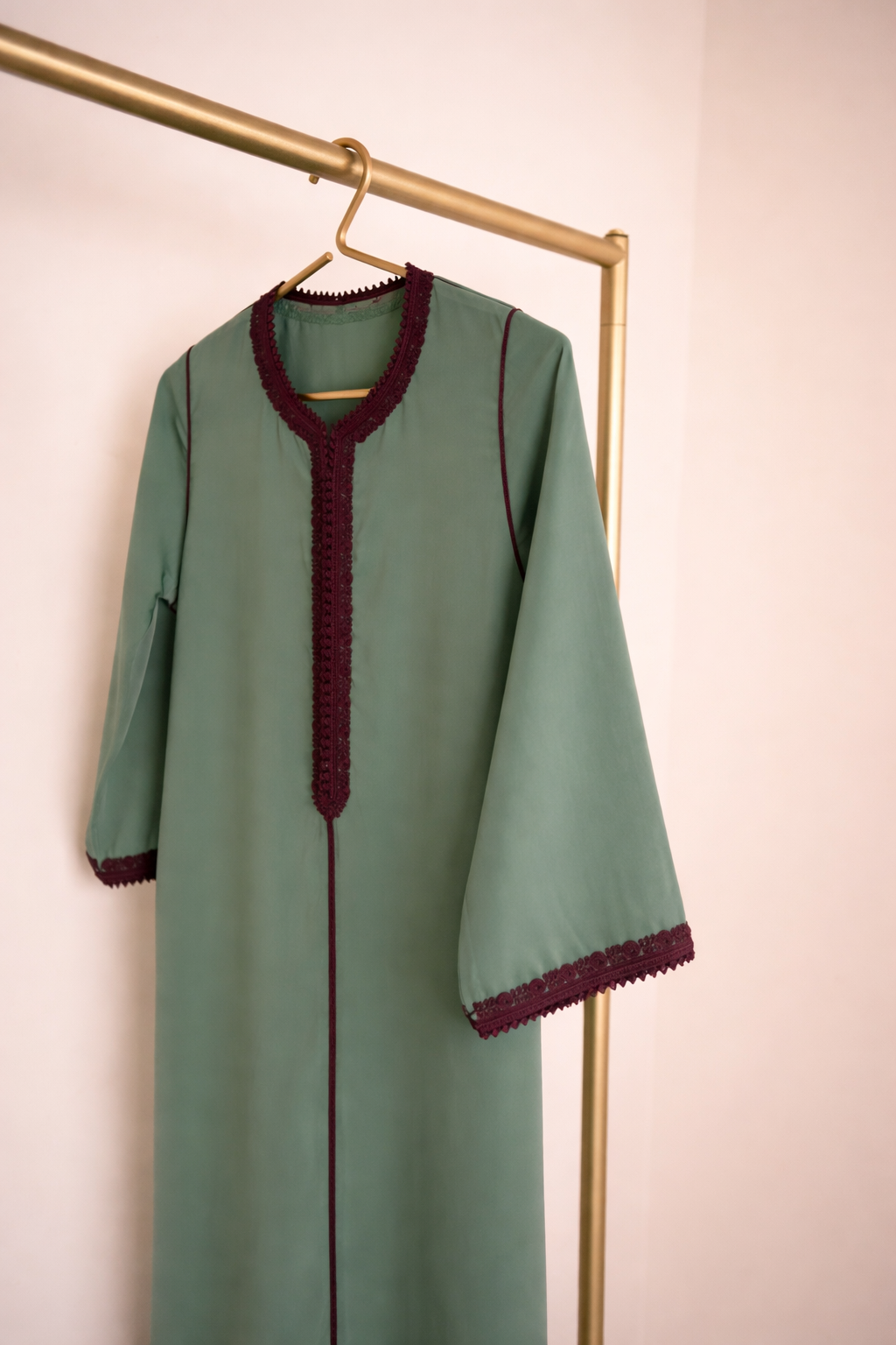 جلابية بسفيفة مغربية اصلية مع حزام