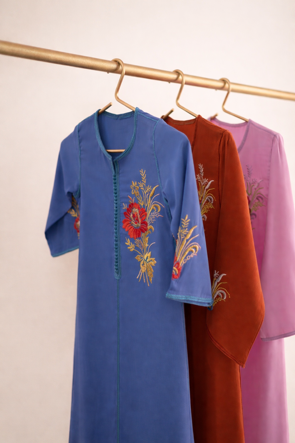 جلابية أطفال مطرّزة يدويًا